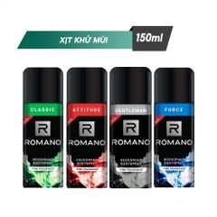 Romano Xịt Khử Mùi Nam Classic 150ml
