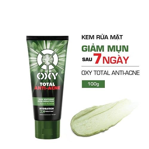 Sữa Rửa Mặt Oxy Sạch Nhờn Sáng Da 100g