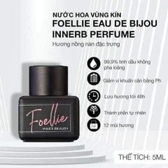 Nước Hoa Vùng Kín Foellie Màu Đen Eau De Bijou - Hương Quyến Rũ