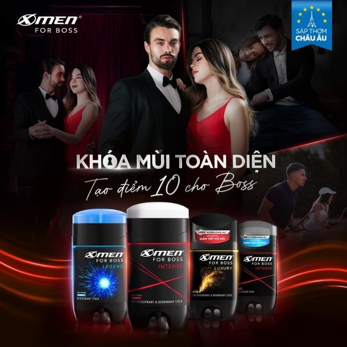 Sáp khử mùi ngăn vệt ố vàng X-Men For Boss 80g