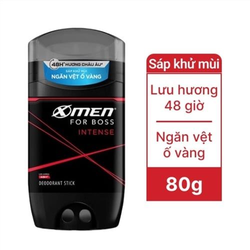 Sáp khử mùi ngăn vệt ố vàng X-Men For Boss 80g