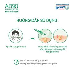 [24 MIẾNG] Miếng Dán Mụn Acnes Clear Patch
