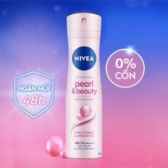 Xịt Khử Mùi Nivea Sáng Mịn & Mờ Thâm Anti-Perspirant Spray 150ml