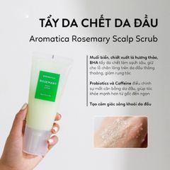 Tẩy tế bào chết cho da đầu Aromatica Rosemary Scalp Scrub 165g