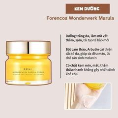 Kem Dưỡng Forencos vàng Wonderwerk Marula Tone Up Cream 50ml