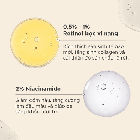 CANDID Retinol Treatment - Tinh Chất Retinol 0.5% 1% Hỗ Trợ Cải Thiện Nền Da 30ml