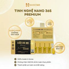 Tinh Nghệ Nano Curcumin 365 Premium (32 Tép) Hàn Quốc Chính Hãng