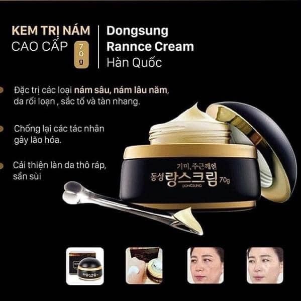 Kem Đặc Trị Nám Hiệu Thuốc Hàn Quốc Dongsung Rannce Cream 70g