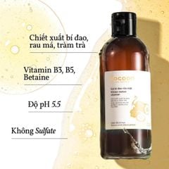 Gel Rửa Mặt Cocoon Bí Đao Hỗ Trợ Giảm Dầu Và Mụn Winter Melon Cleanser 310ML