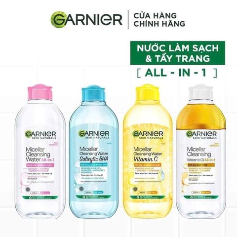 Nước Tẩy Trang Garnier Micellar Cleansing Water 400ml