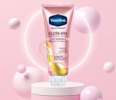 Sữa Dưỡng Thể Vaseline Gluta-Hya Serum Burst Lotion Dewy Radiance Sáng Da Chuyên Sâu Ban Đêm 300ml (Mới)