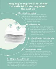 Bông tẩy trang cotton tự nhiên, tiệt trùng, đa tầng Dr.Sera Pearl Double Cleansing Pads