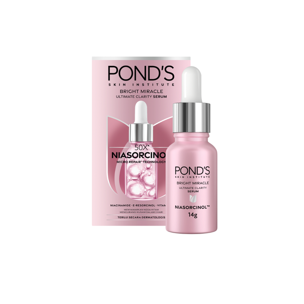Tinh chất Serum Pond's Bright Miracle Mờ thâm sạm với 50X Niasorcinol 14g