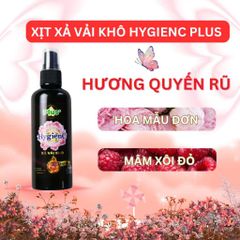 Xịt thơm quần áo HygieneC 100ml (Xả vải khô)