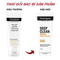 Sữa Rửa Mặt Neutrogena Deep Clean Gentle Foaming Cleanser 100g