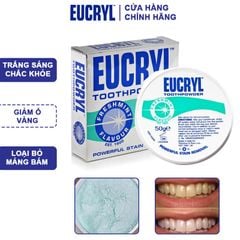 Bột Tẩy Trắng Răng EUCRYL Toothpowder 50g Chính Hãng Anh Quốc