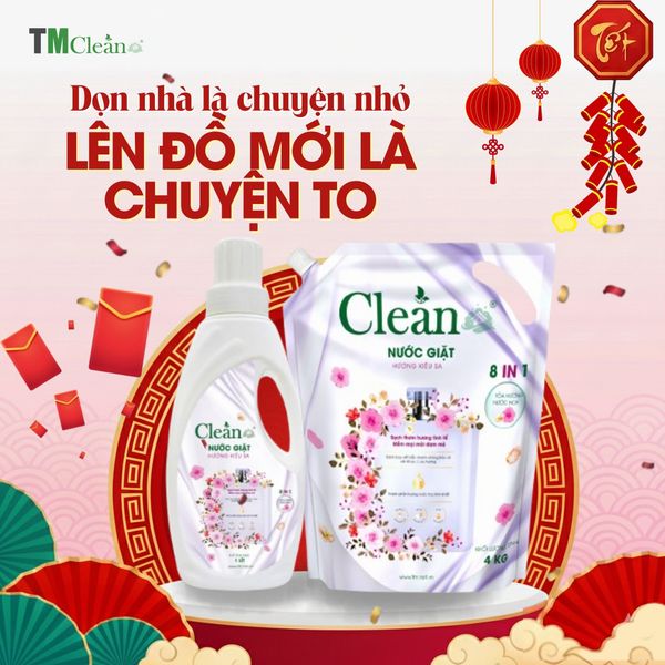 NƯỚC GIẶT CLEAN 8IN1 4KG