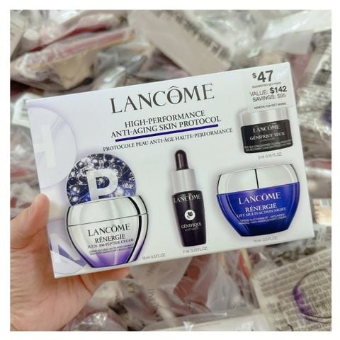 [GIFT SET] Bộ Chăm Sóc Da Kem Dưỡng Lancôme Rénergie H.P.N. Peptide 4 món
