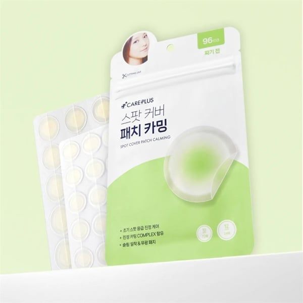 (XANH LÁ) Miếng dán mụn Care Plus Spot Cover Patch Calming 96 miếng