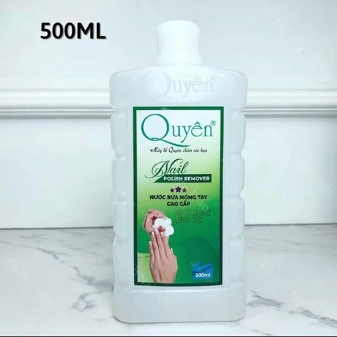 Nước rửa móng axeton chai 500ml Phá Gel [Nail Polish Remove]