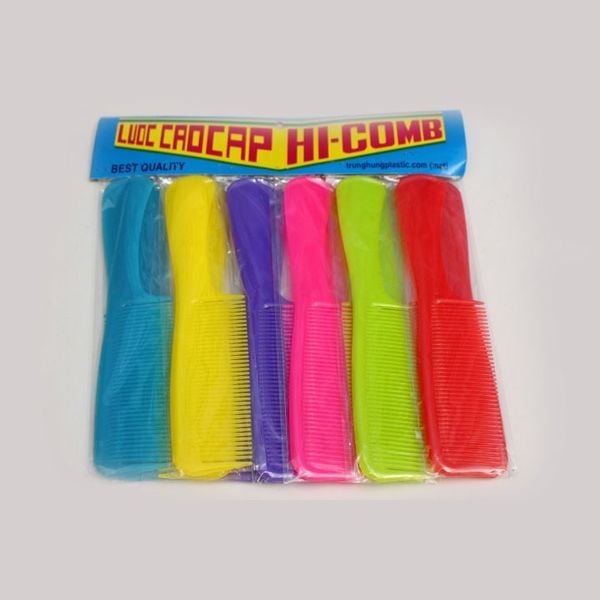 Set 12 cái Lược nhựa chải tóc thái lan đủ màu