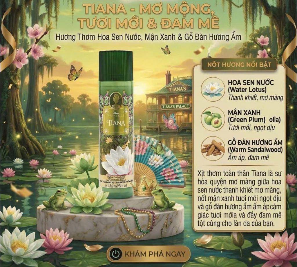[Disney] Rapunzel Bath & Body Works for women and men