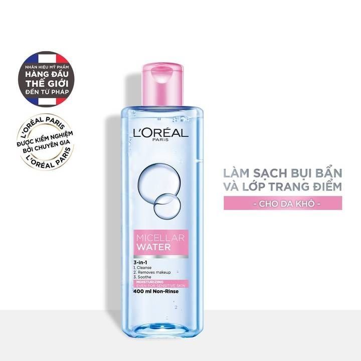 Nước Tẩy Trang L'Oréal Micellar Water 400ml