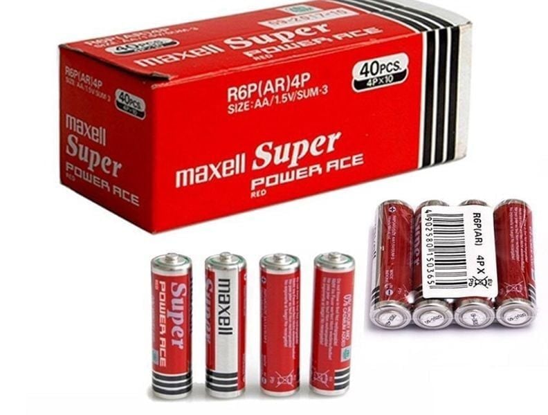 Hộp 40 Viên Pin AA Maxell 1,5V bền bỉ , không chảy nước