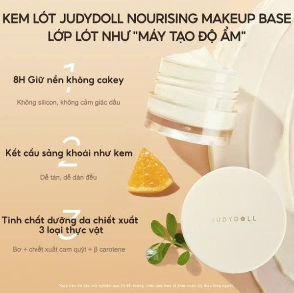 Kem Lót Judydoll Cấp Ẩm Làm Mịn Da Nourishing Makeup Base 30g