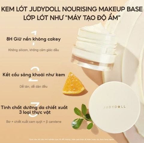 Kem Lót Judydoll Cấp Ẩm Làm Mịn Da Nourishing Makeup Base 30g