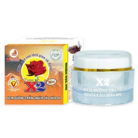 Kem dưỡng trắng da ngừa lão hóa 10 tác dụng X2 30g