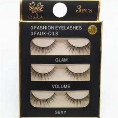 Lông Mi Giả Chồn 3D 3 cặp cao cấp siêu mềm