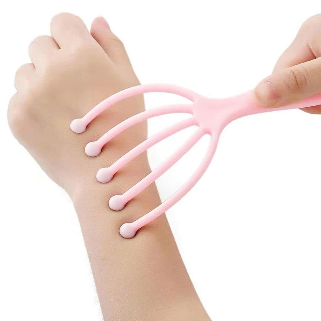KT73289 Cây Mát Xa Đầu 5 Nhánh Bi Sắt Massage Da Đầu Giảm Stress