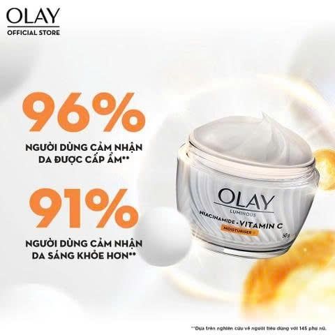 Kem Dưỡng Trắng Da Olay Luminous Niacinamide Và Vitamin C Hũ 50G