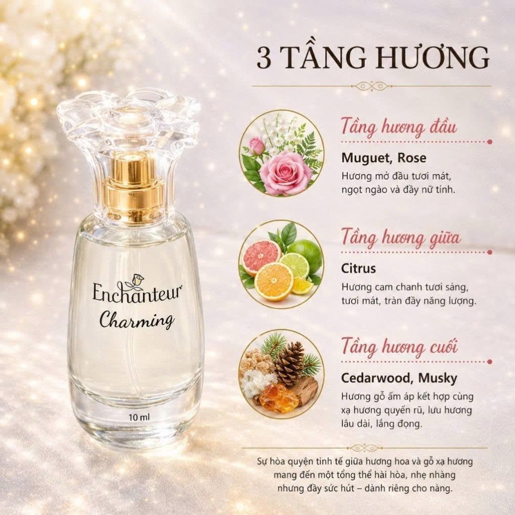 Nước Hoa Nữ Enchanteur Eau De Toilette