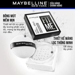 Phấn Phủ Maybelline Fit Me Mattifying Setting Powder Dạng Bột #01 Translucent