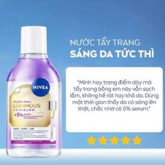 Nước Tẩy Trang NIVEA Luminous Skin Glow Sáng Da 400ml