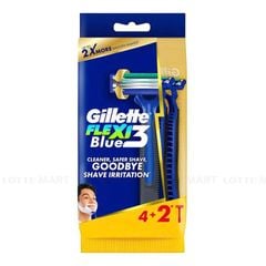 Dao Cạo Râu Gillette Blue3 Flexi Gói 4+2