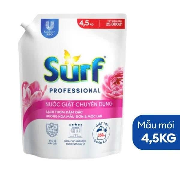 Nước Giặt SURF Chuyên Dụng Hương Mộc Lan 4.5kg