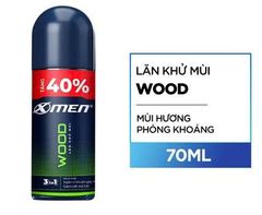 Lăn khử mùi X-Men 70ml Hương Thơm Nam Tính, Khô Thoáng Dài Lâu