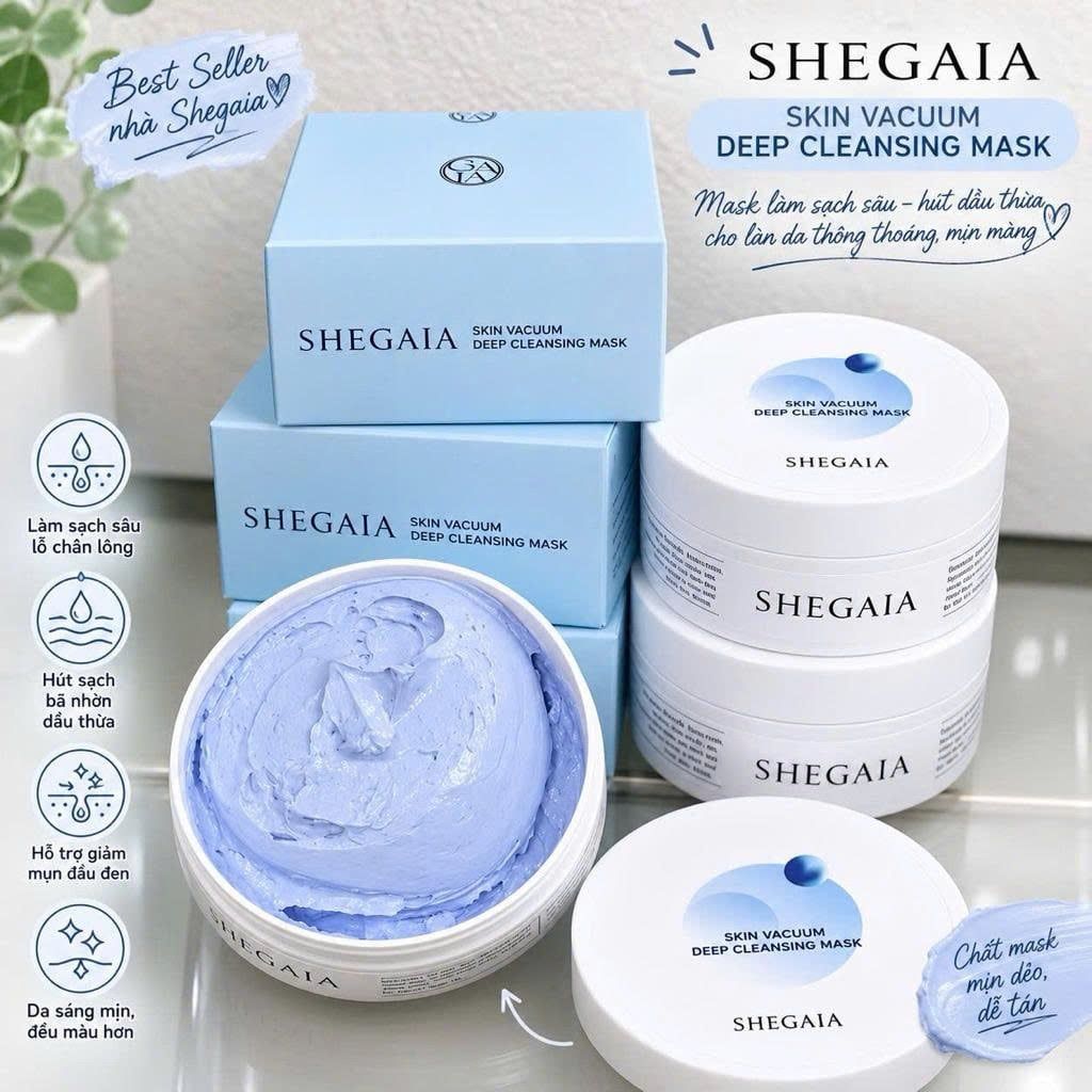 Mặt nạ đất sét Shegaia se khít lỗ chân lông 150g