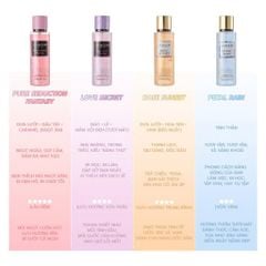 Xịt Thơm Body Mist LA BOUM Có Ánh Kim Lấp Lánh 250ml #ROSY SUNSET