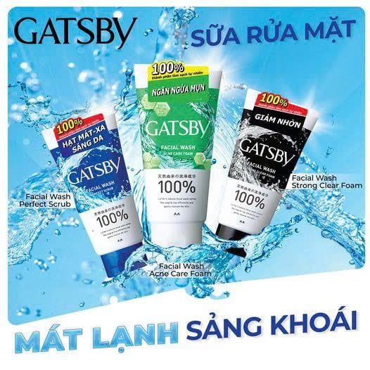 Sữa Rửa Mặt GATSBY Facial Wash 130g
