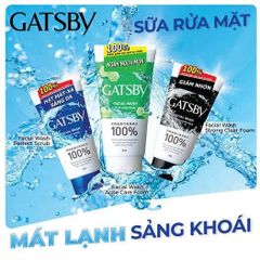 Sữa Rửa Mặt GATSBY Facial Wash 130g
