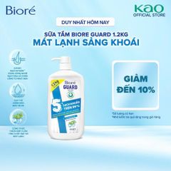 Sữa tắm sạch sâu kháng khuẩn Biore Guard 1.2kg