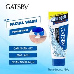 Sữa Rửa Mặt GATSBY Facial Wash 130g