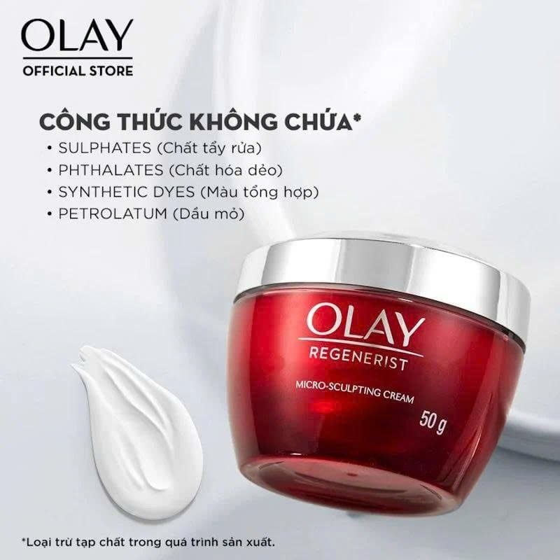 Kem Dưỡng Ngày Đêm Hỗ Trợ Ngăn Ngừa Lão Hoá Olay Regenerist Micro-Sculpting Cream