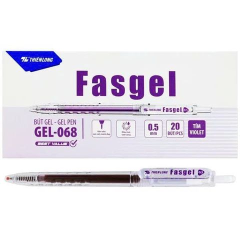 Bút gel Fasgel Thiên Long GEL-068 Tím