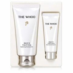 Sữa Rửa Mặt Whoo Trắng Brightening Foam Cleanser Set 2 Tuýp 46KW [180ml + 40ml]