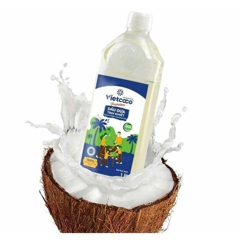 Dầu dừa tinh khiết Vietcoco chai 500ml